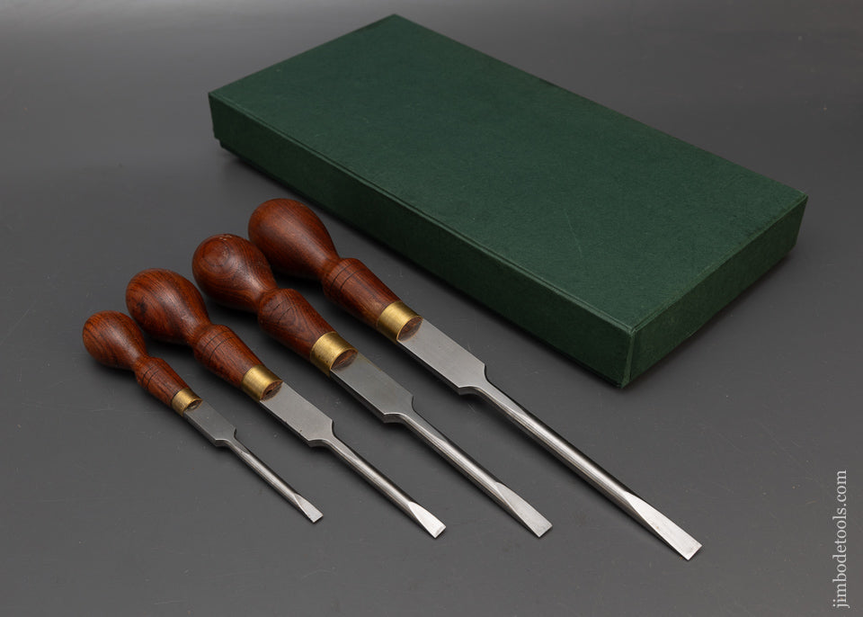 Stunning Boxed Set of Rosewood Handled Cabinet Maker’s Screwdrivers ...
