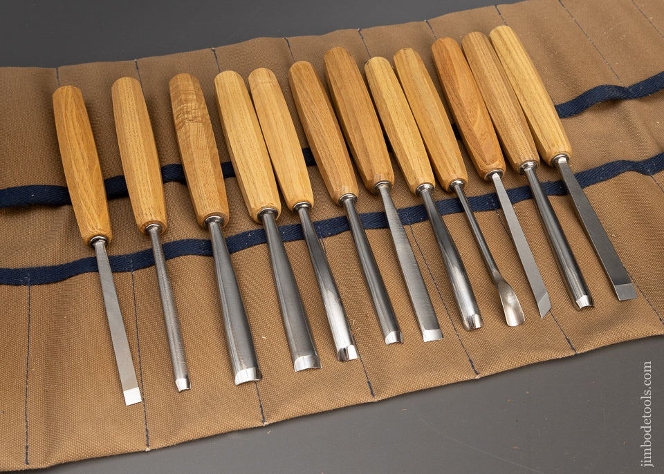 Mint Set of 12 PFEIL SWISS MADE Carving Gouges Chisels - 115541