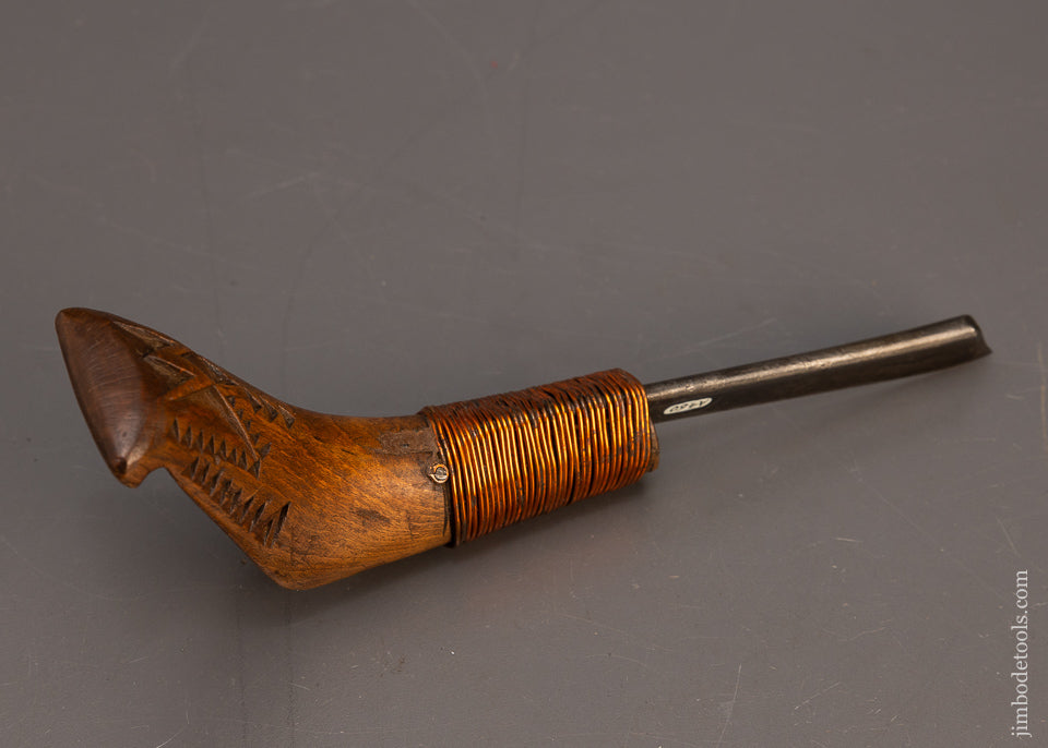 Beautiful Hand Carved Native American Crooked Knife - 115568