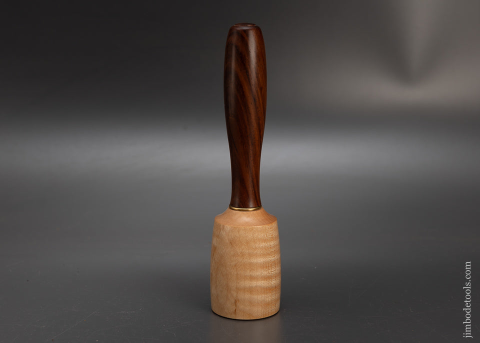 Mint BLUE SPRUCE TOOL WORKS 12 Ounce Carving Mallet in Tiger Maple & Cocobolo - 115605