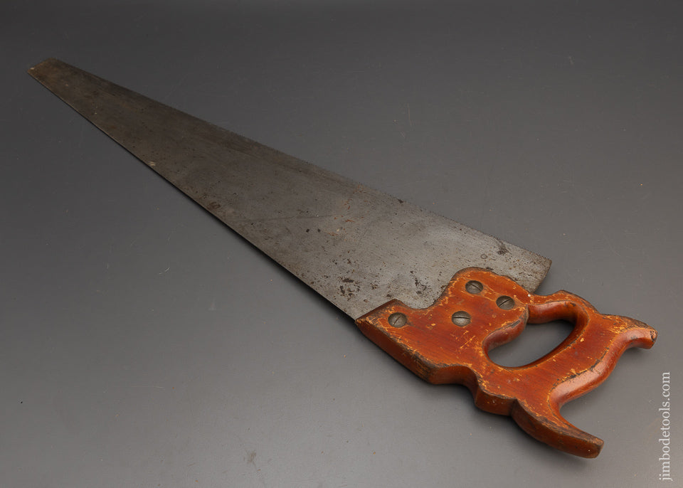 Straight  Sharp DISSTON. No. D-7 Hand Saw - 115620