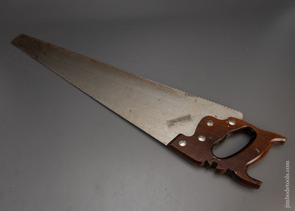 Extra Fine Top-of-the-Line ATKINS No. 400 Rosewood Handled Hand Saw - 115641
