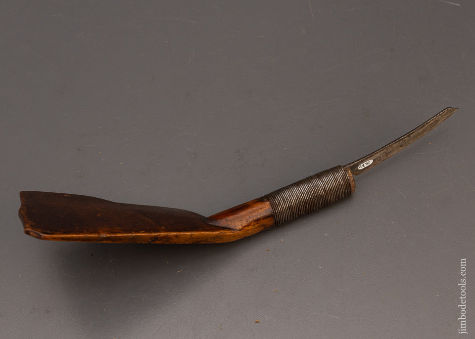 Antique Hand Carved Native American Crooked Knife - 115656