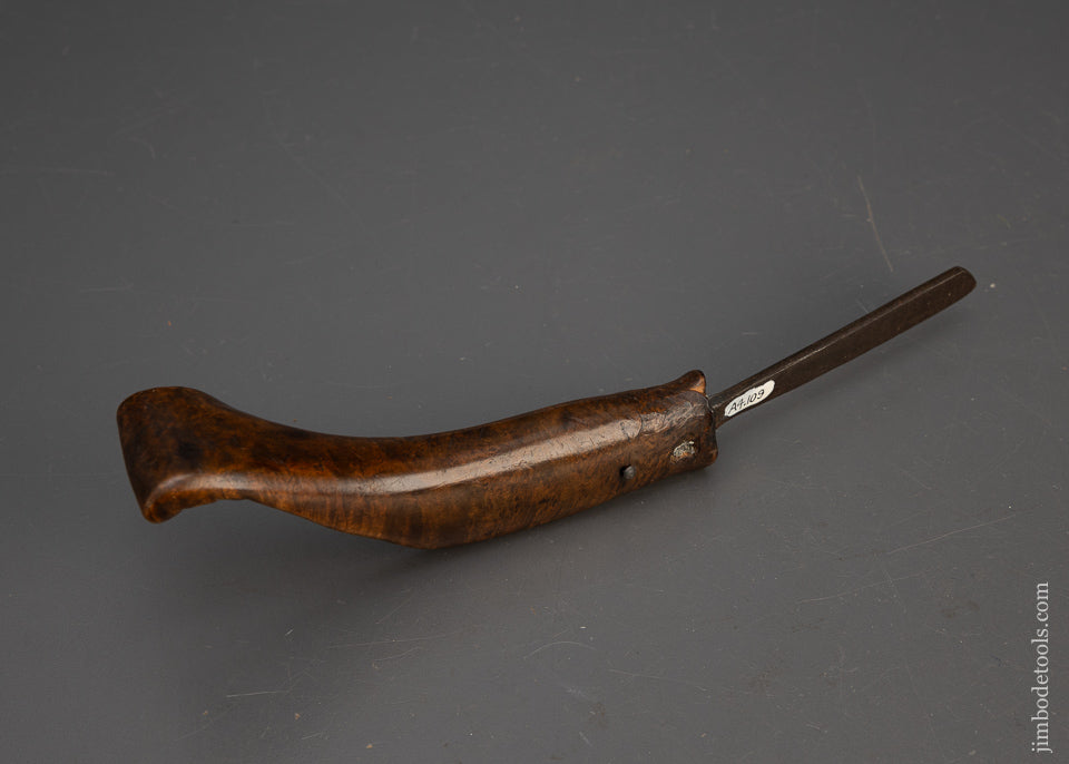 Gorgeous Burl Early Antique Crooked Knife - 115663