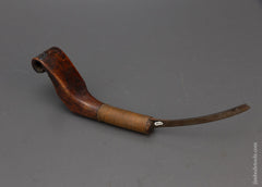 Gorgeous Fiddle Back Carved & Pierced Native American Crooked