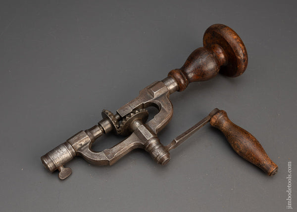 Fancy Iron Framed Geared Hand Drill - 115736
