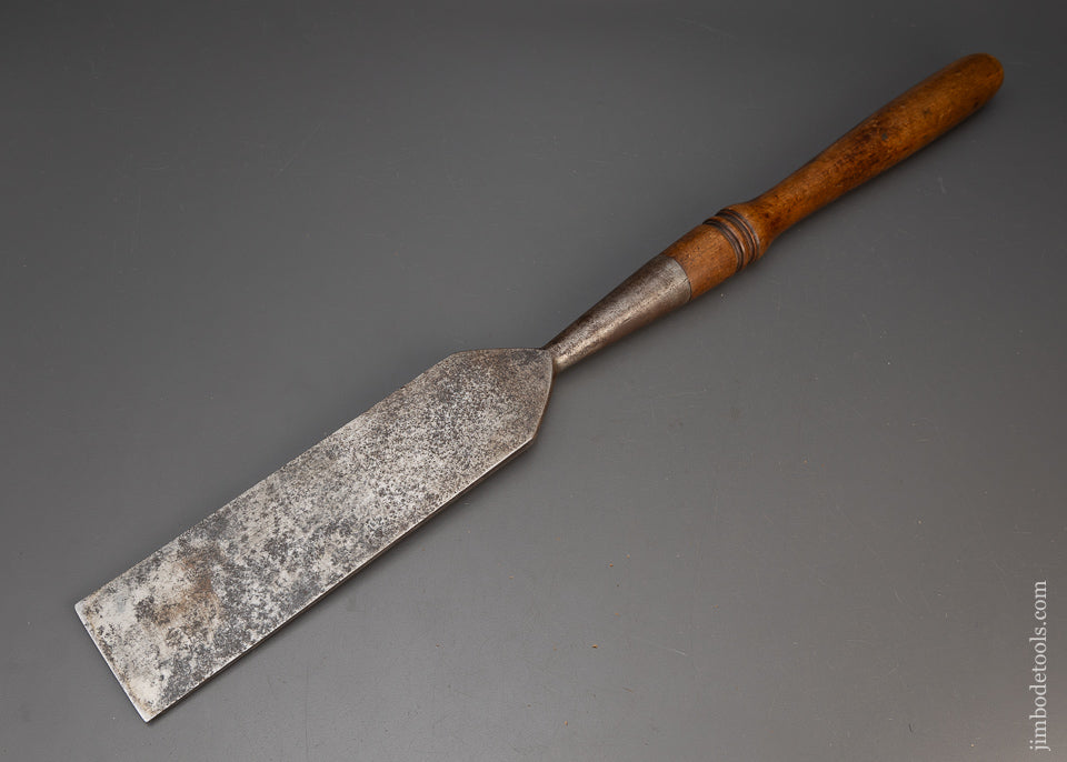 Extra Fine 3 Inch Timber Framing Slick with Original Handle by NEW HAVEN EDGE TOOL CO. - 115737