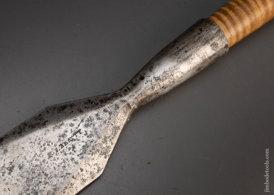 Sweet BEATTY 3 Inch Wide Timber 6 Pound Framing Slick with Tiger Maple Handle - 115755