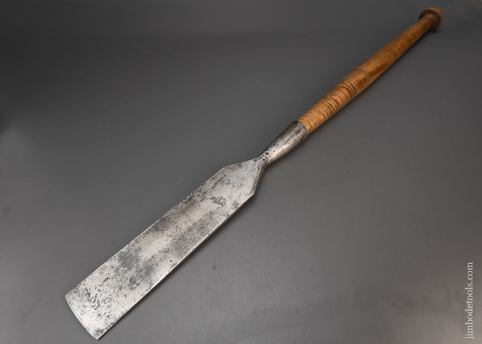 Sweet BEATTY 3 Inch Wide Timber 6 Pound Framing Slick with Tiger Maple Handle - 115755