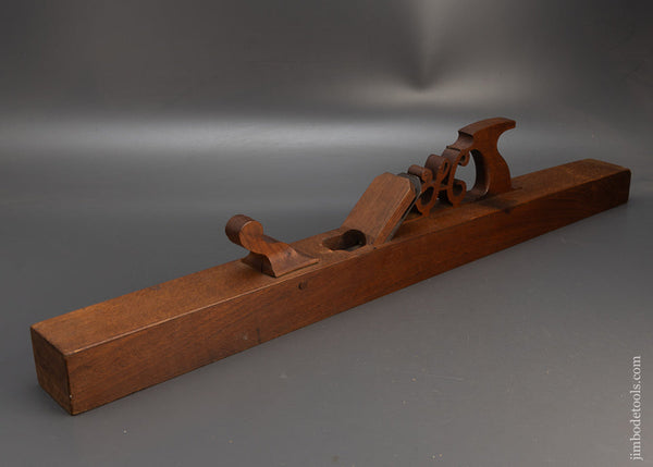 Amazing & Ornate 36 1/2 Inch Dutch Jointer Plane 18th Century Style - 115764