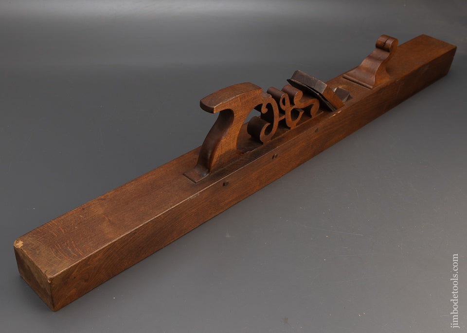 Amazing & Ornate 36 1/2 Inch Dutch Jointer Plane 18th Century Style - 115764