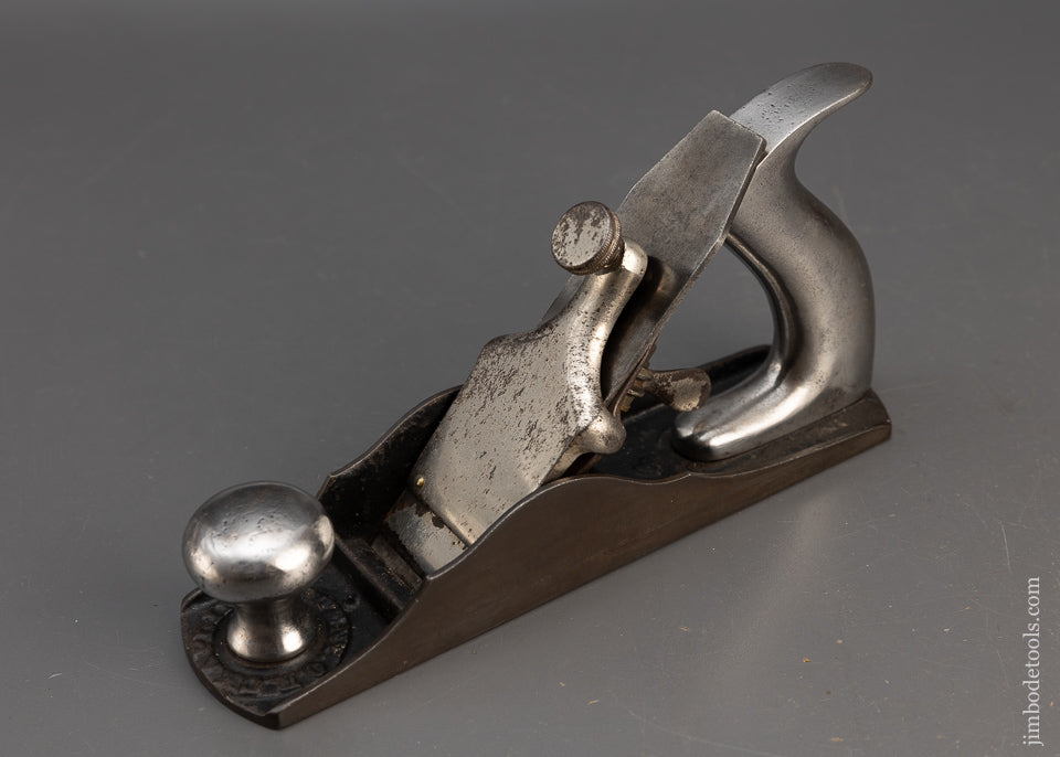 Very Fine Rare Iron Handled CHAPLIN’S PATENT Smooth Plane No. 4 (No. 3 Size) - 115765