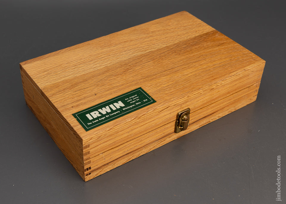 Complete Set of 13 IRWIN Auger Bits DEAD MINT & Unused in Original Box - 115769