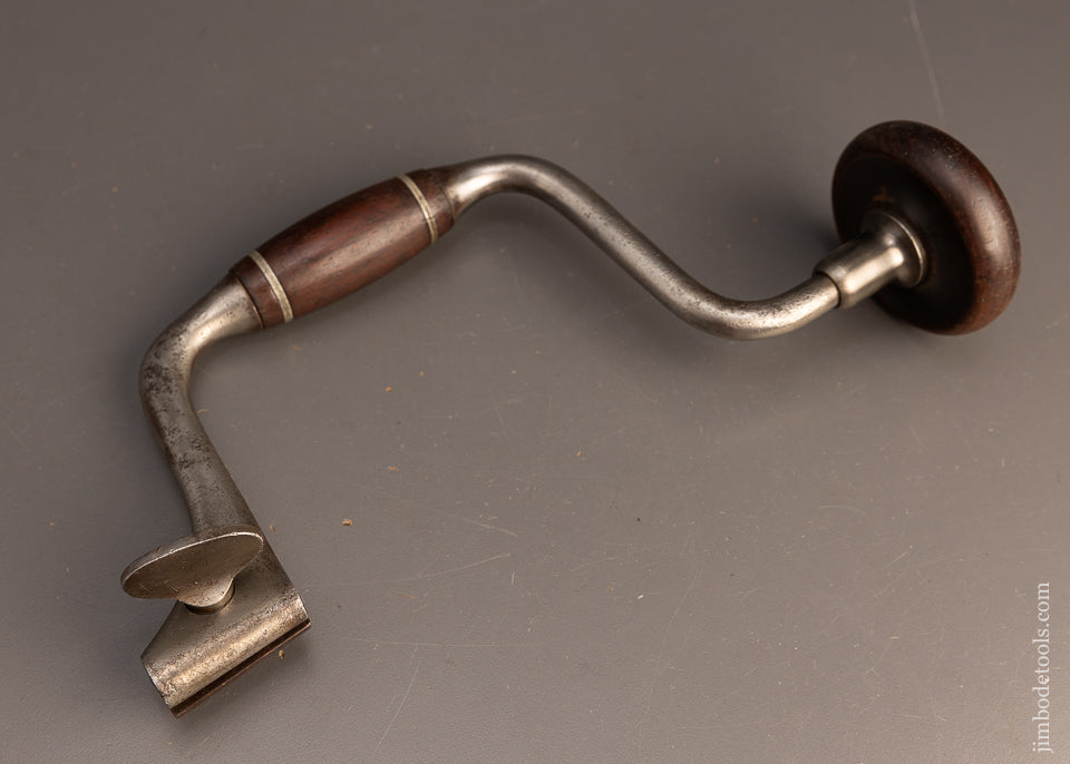 Extra Fine JOHN S. FRAY March 23, 1880 Patent Spofford Bit Brace 8 Inch - 115803