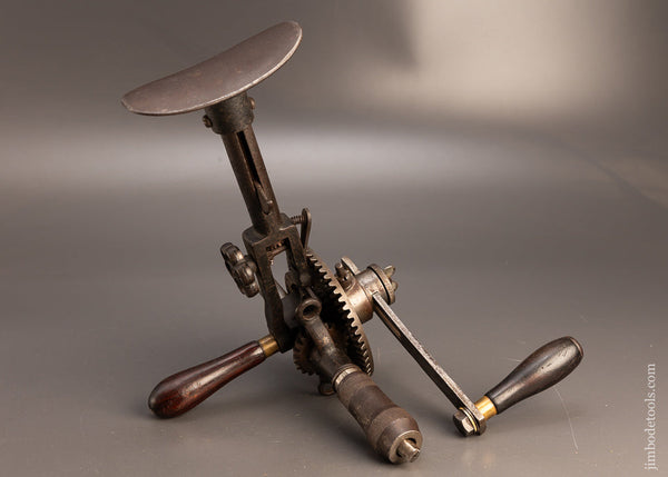 Very Rare MCCLELLAN SOUND BEACH, Ct. Nov. 6, 1900 PATENT Universal Brace & Drill - 115805