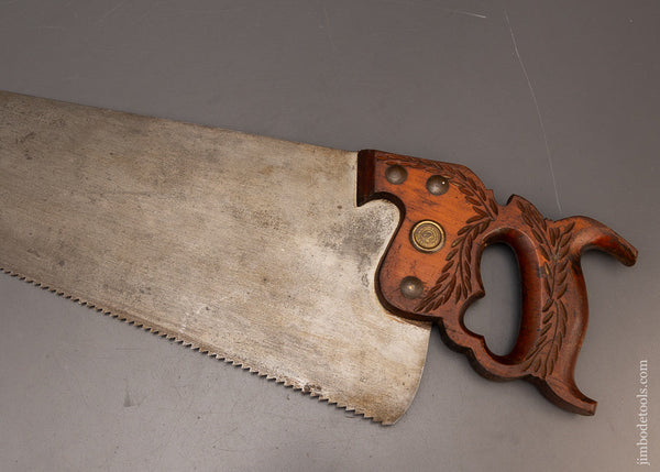 Fantastic DISSTON No. 12 London Spring Hand Saw - 115809