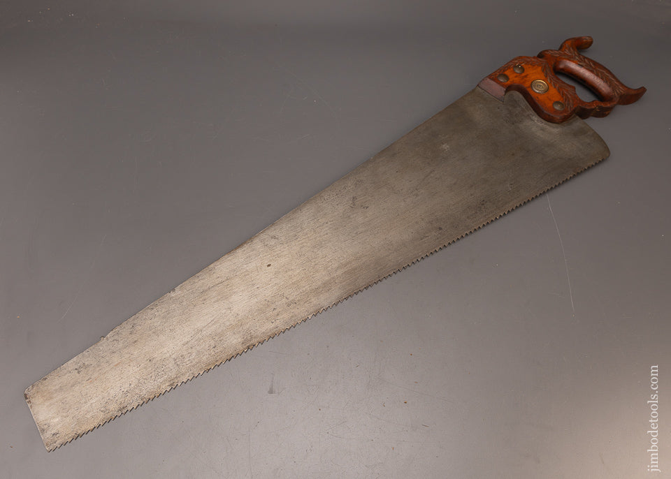 Fantastic DISSTON No. 12 London Spring Hand Saw - 115809