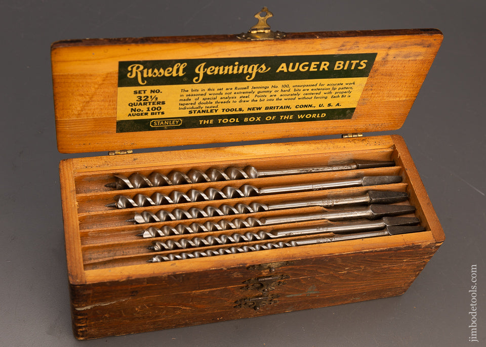 Fine STANLEY RUSSELL JENNINGS Auger Bit Set - 115816