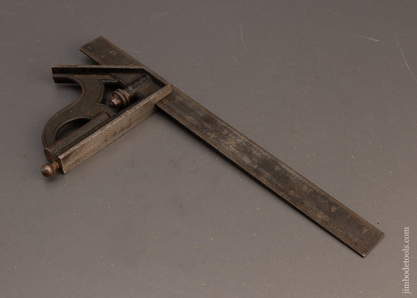 Good+ STARRETT 12 Inch Combination Square with Scribe - 115817