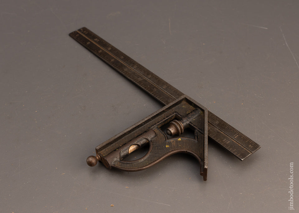 Good+ STARRETT 12 Inch Combination Square with Scribe - 115817