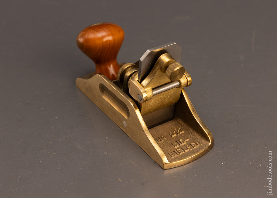 LIE NIELSEN No. 212 Bronze Scraper Plane Near Mint in Box - 115832