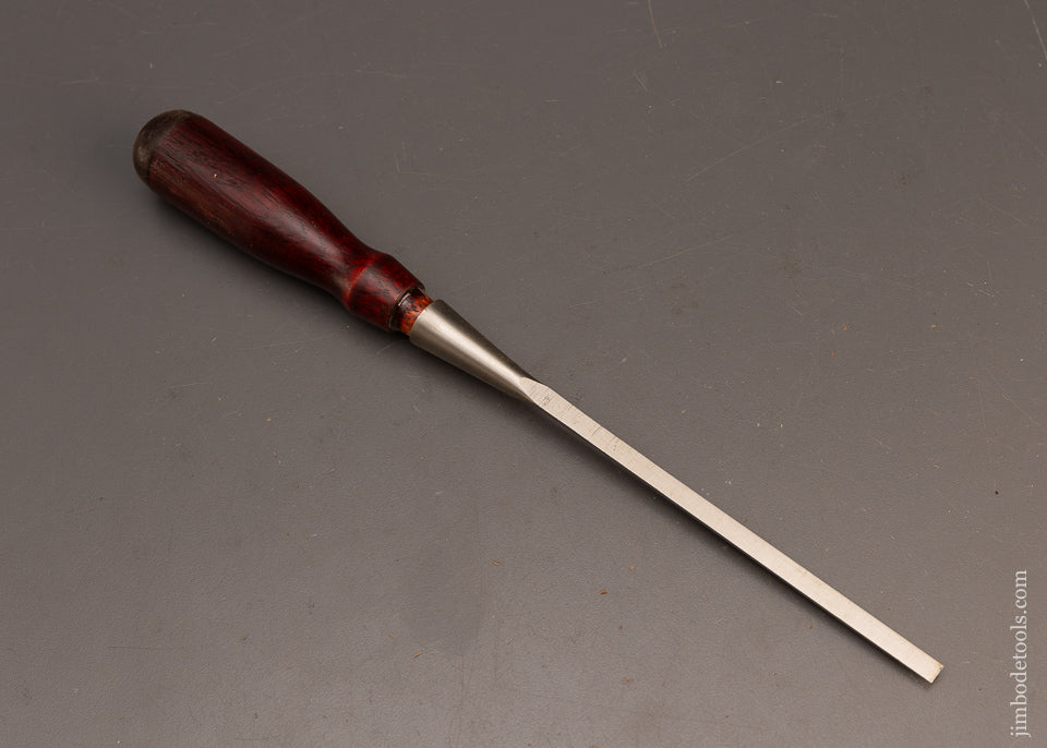 New Old Stock Mint in Wrapper STANLEY No. 720 Socket Firmer Chisel 1/4 Inch - 115842