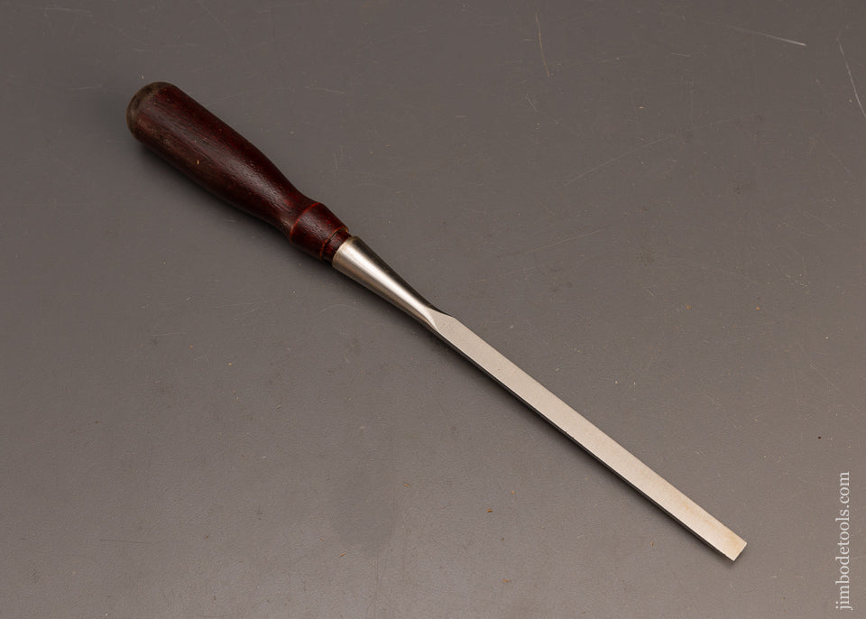 New Old Stock Mint in Wrapper STANLEY No. 720 Socket Firmer Chisel 3/8 Inch - 115846