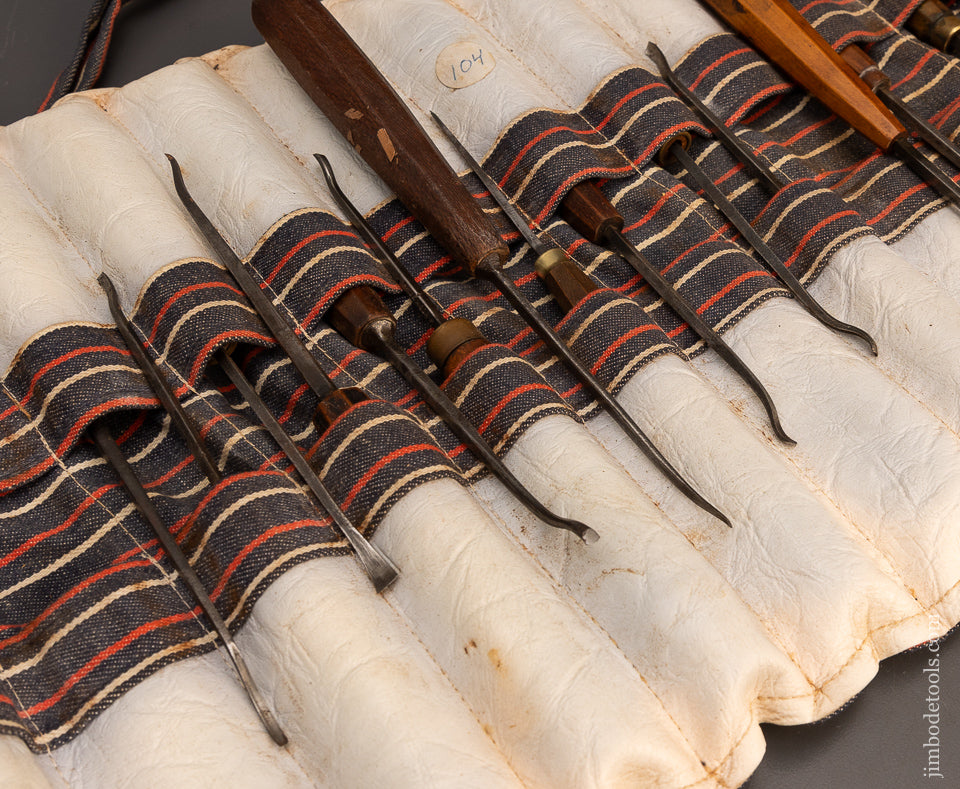 Set of 34 C. MAIER Carving Tools Chisels Gouges - 115851