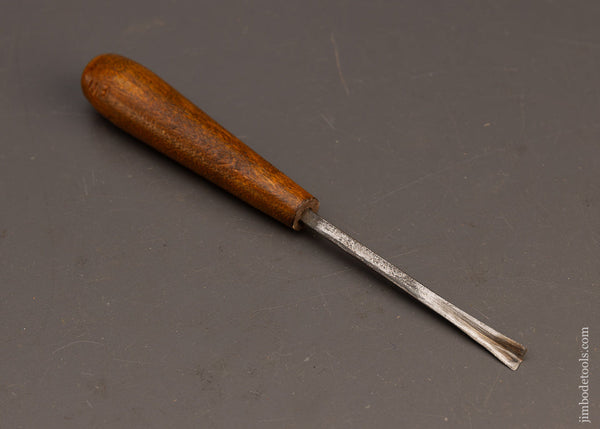 Unusual & Uncommon 3/8 Inch Gull Wing Profile Carving Chisel Gouge - 115854