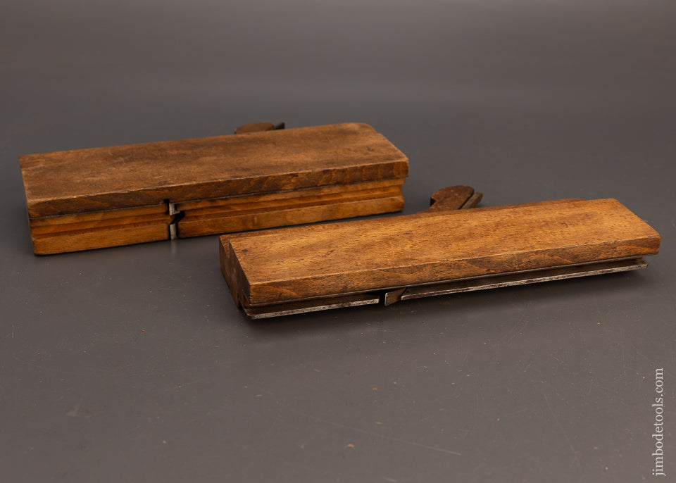 Extra Fine Matched Pair of 7/8 Tongue & Groove Moulding Planes by WINSTED PLANE CO. - 115866