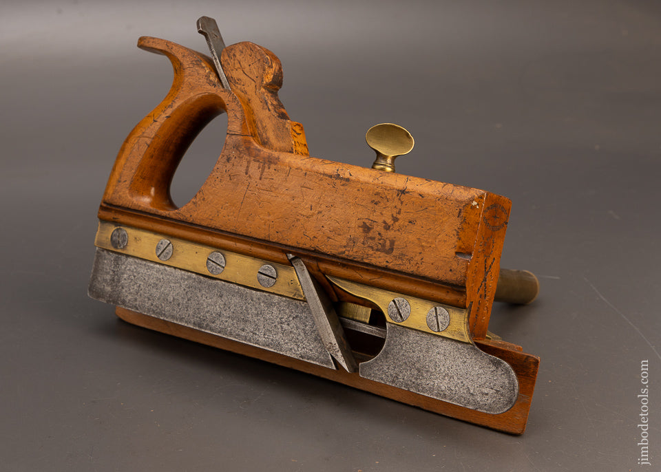 Sweet MATHIESON Brass Armed Plow Plane - 115894