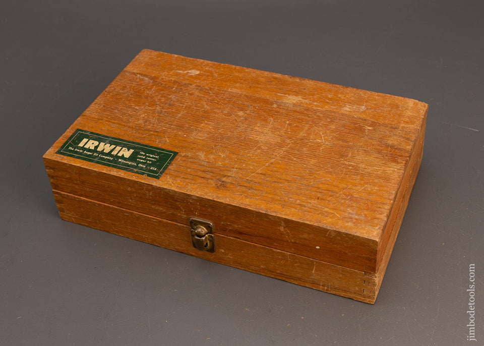 Complete Set of 13 IRWIN Auger Bits DEAD MINT in Original Box - 115897