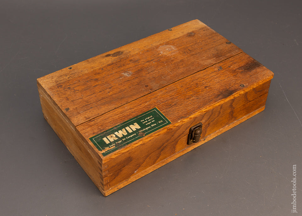 Complete Set of 13 IRWIN Auger Bits DEAD MINT in Original Box - 115898