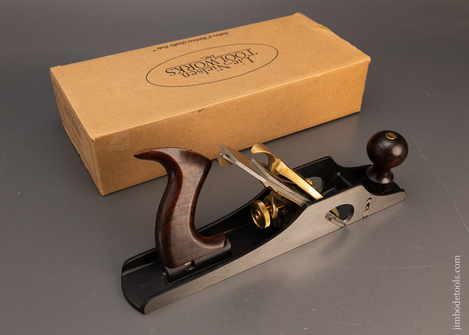 Near Mint in Box LIE NIELSEN No. 10 1/4 Tilt Handle Jack Rabbet Plane with Cocobolo Furniture - 115899