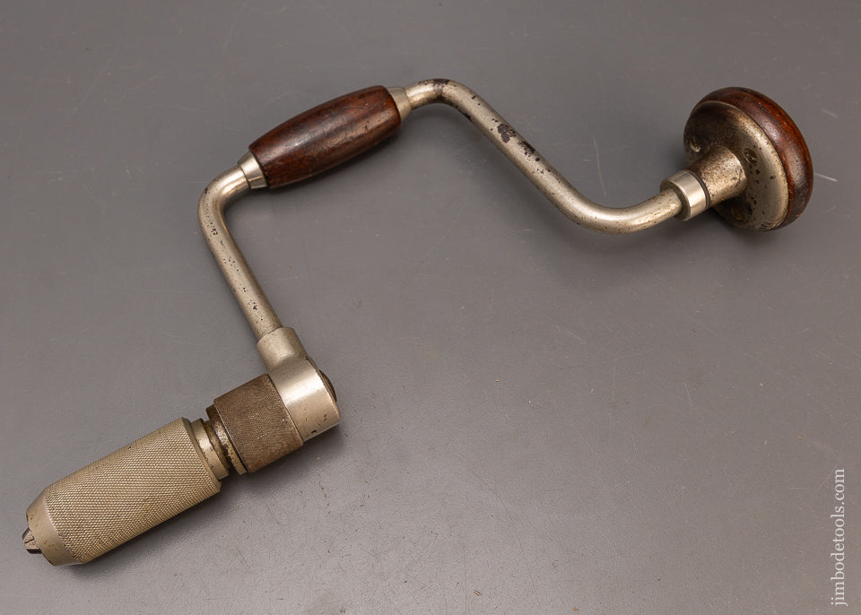 10 Inch Rosewood Handled STANLEY No. 901 Bit Brace with Enclosed Ratchet - 115927