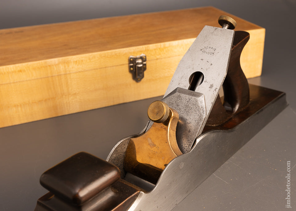 Extra Fine NORRIS No. A-1 Jointer Plane 17 1/2 Inch in Custom Box - 115938 AS OF JULY 21