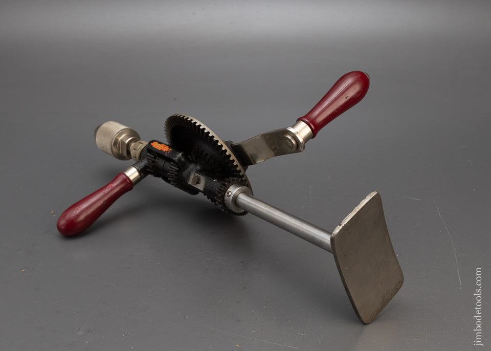 Spectacular Near Mint YANKEE No. 1455 Multi-Speed Heavy Duty Hand Drill with Decal - 115941