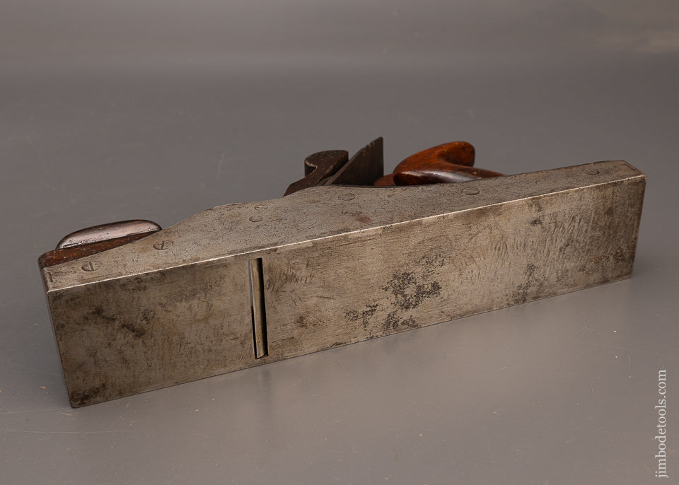 Rare Early SPIERS Brass Bridged Screw Sided Dovetailed Rosewood Infill Bench Plane - 115973