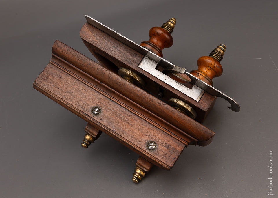 Fantastic VARVILL & SONS Plow Plane with Solid Brass Arms & Skate Tipped Skate - 115974 - AS OF MAY 29