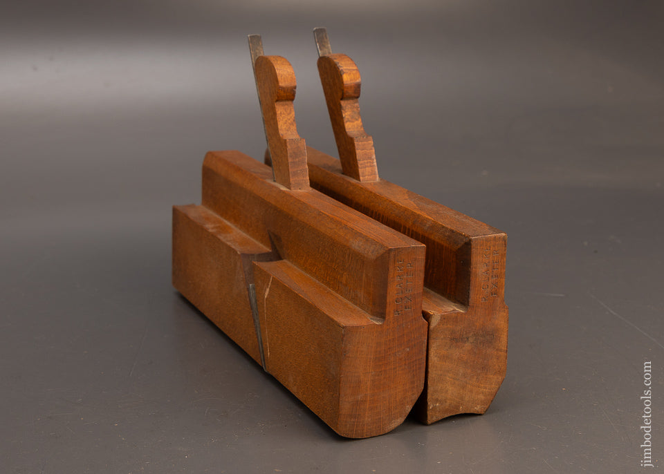 Extra Fine Matched Pair of No. 16 Hollow & Round Planes by R. CLARKE EXETER - 115983