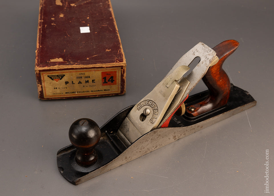 MILLERS FALLS No. 14 Jack Plane in Original Box - 115993
