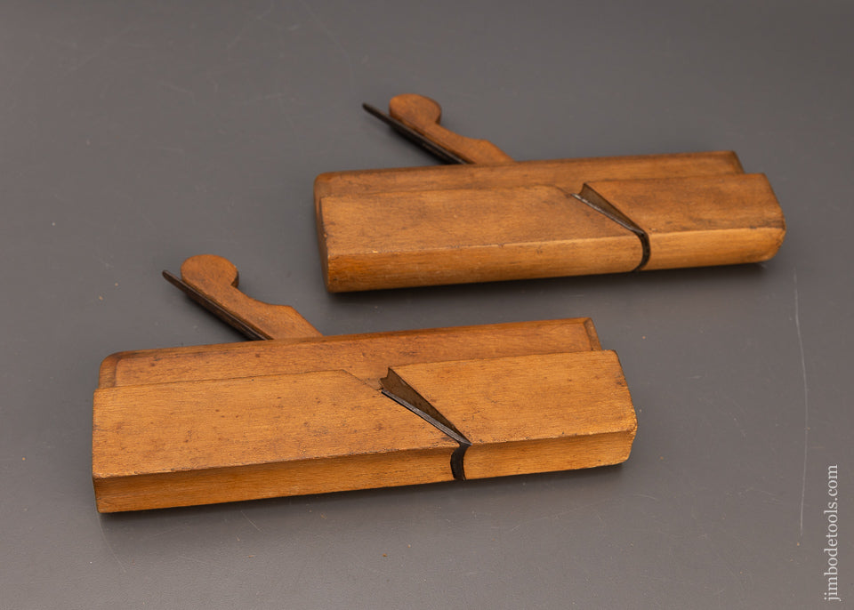 Extra Fine Pair of 18th Century THO. GRANT Hollow & Round Moulding Plane - 115999
