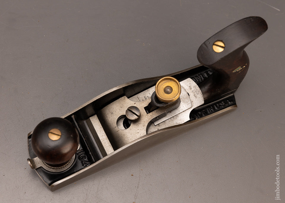 Premium Extra Fine STANLEY No. 164 Low Angle Smooth Plane with Adjustable Mouth & Partial Decal - 116000 - AS OF MAY 18