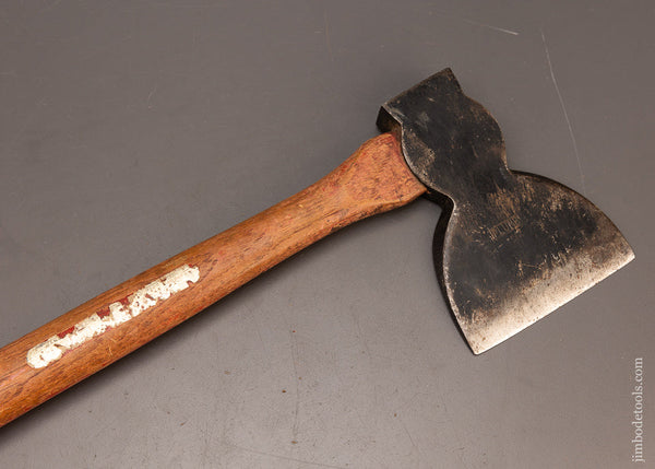 Extra Fine PLUMB Single Bevel Side Axe in Original Paint - 116005