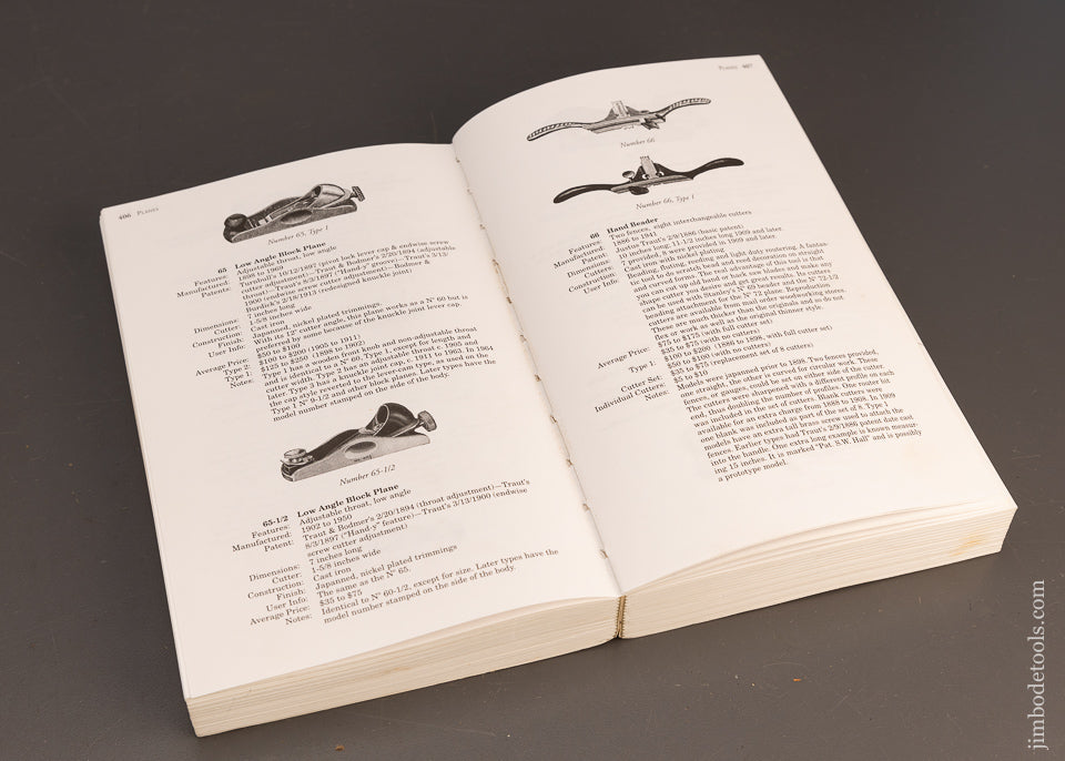 Book: ANTIQUE & COLLECTIBLE STANLEY TOOLS, GUIDE TO IDENTITY & VALUE by John Walter - 116018