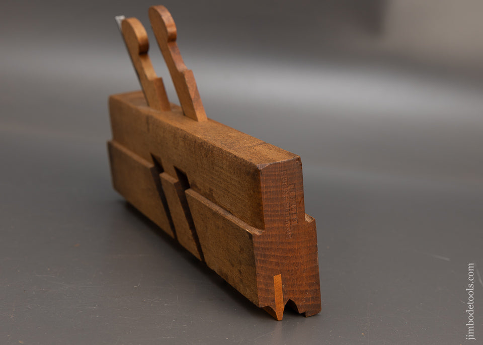 Fabulous! Unused Double Iron Gothic Bead Moulding Plane by H. HILLS Springfield, MS - 116035