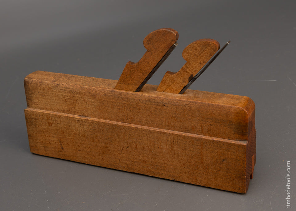Fabulous! Unused Double Iron Gothic Bead Moulding Plane by H. HILLS Springfield, MS - 116035