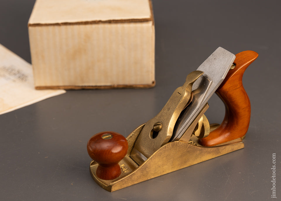Mint in Box LIE NIELSEN No. 1 Bronze Smooth Plane Long Discontinued - 116038