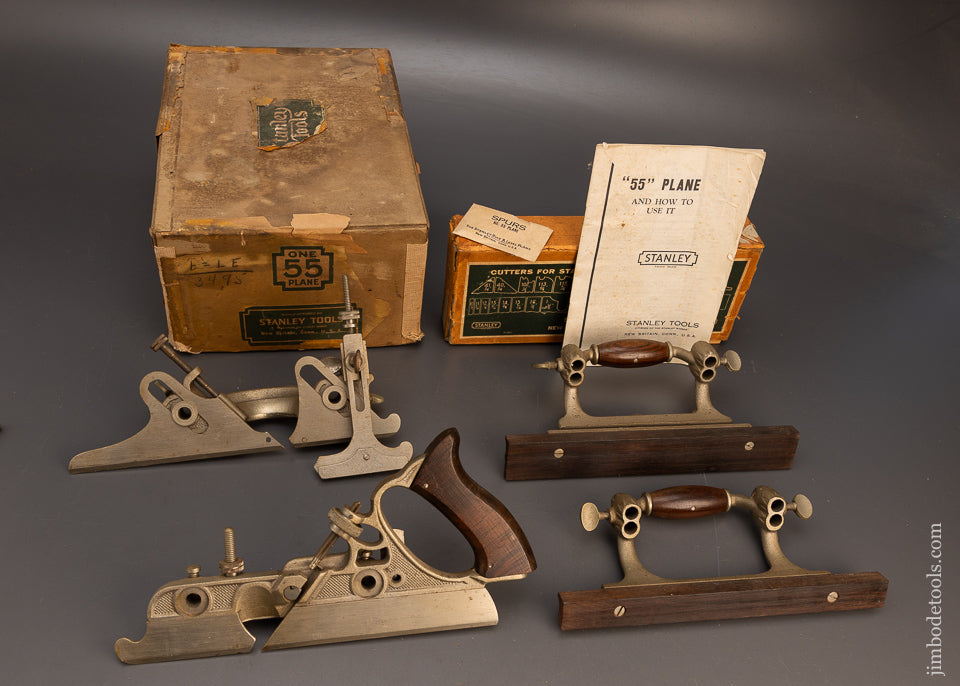 100% Complete STANLEY No. 55 Combination Plane Near Mint in Original Box - 116048 - AS OF APR 28