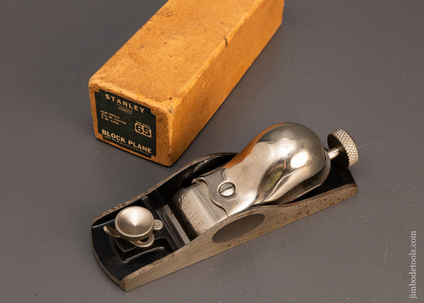 Near Mint in Box STANLEY No. 65 Low Angle Block Plane with Adjustable Mouth - 116060